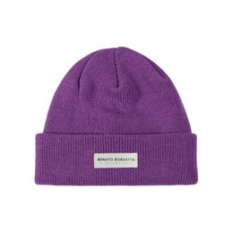 RB5001Y | Monviso double -layer jersey beeh Mixed wool Made in Italy. Purple color - single size