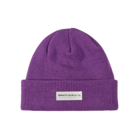 RB5001Y | Monviso double -layer jersey beeh Mixed wool Made in Italy. Purple color - single size