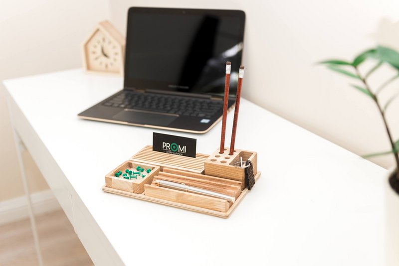Houten bureau-organizer, Bureau-organizer