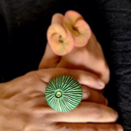 Verklaringsring | Papier-mach Finger Mushroom Artisan | Groente