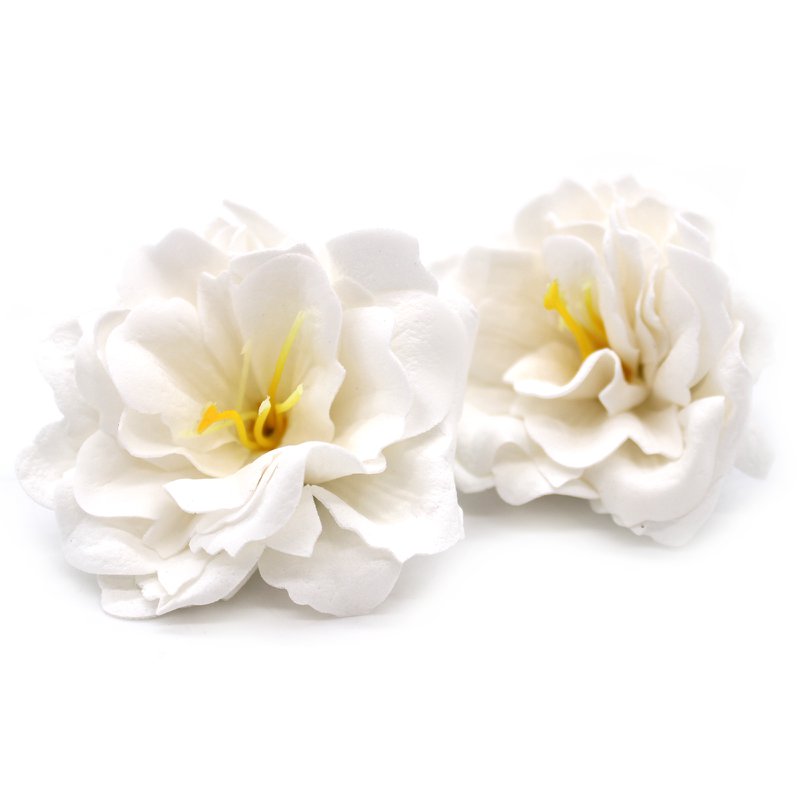 Fleur de Savon Artisanal - Petite Pivoine - Blanc