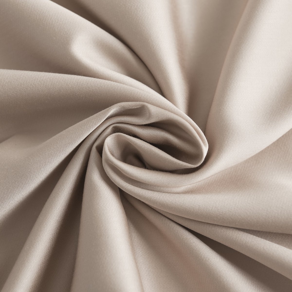 Beige bamboe Kussenslopen Premium - 400TC Tanboocel – Set van 2 - Soft Taupe