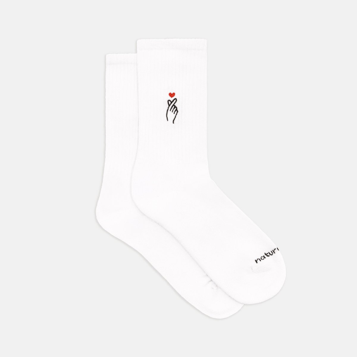 Organic socks gift set More Amour - 2-pack tennis socks