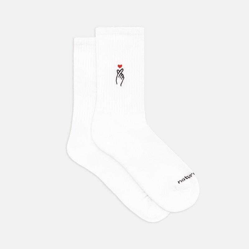 Organic socks gift set More Amour - 2-pack tennis socks