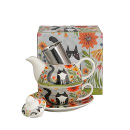 DUO CATS Tea for One, 350ml, MEADOW, Giftbox