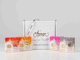 Ottoman Natural 110G Olive Oil Soap 4 Set nr. 1 i gaveæske