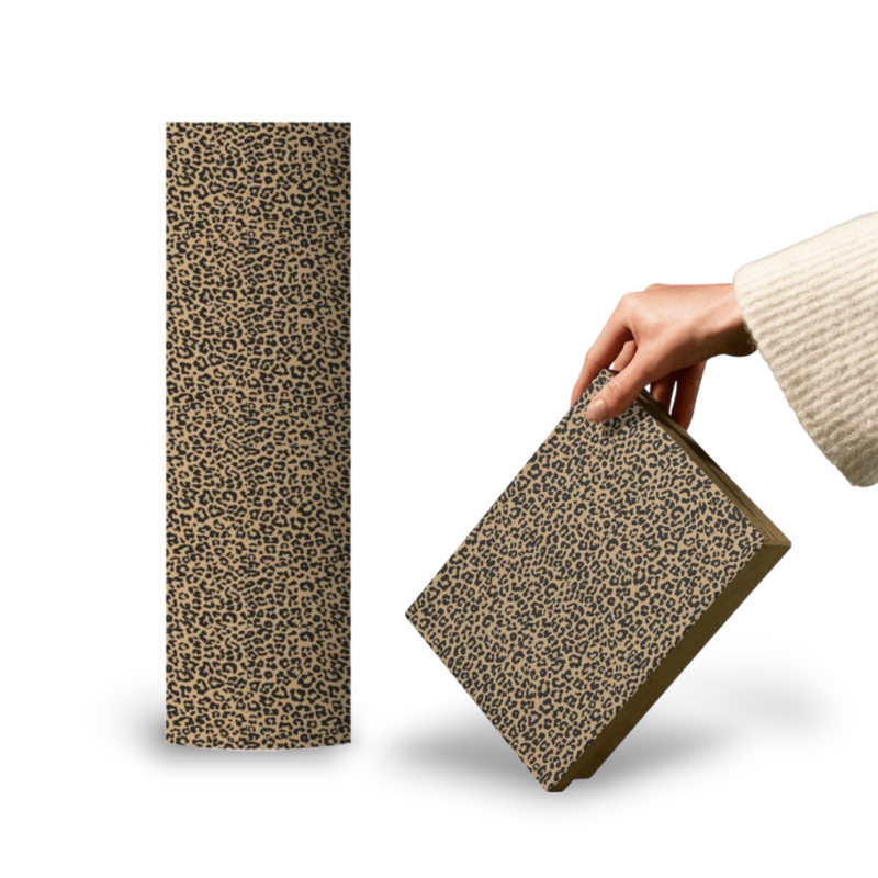 Geschenkpapier – Kraft Panther – 50 cm x 150 Meter