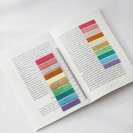 Prism Garden | Transparent Sticky Notes by Ordinate | Aesthetic Book Annotation Tabs | Minimal Desk Productivity Tool for Calm & Creative Workspaces