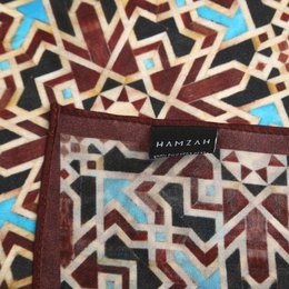 Brown Silk Neckerchief