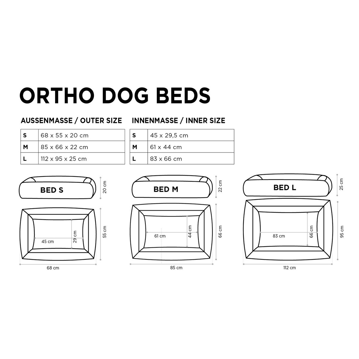 ORTHO Hundebett - SCALA