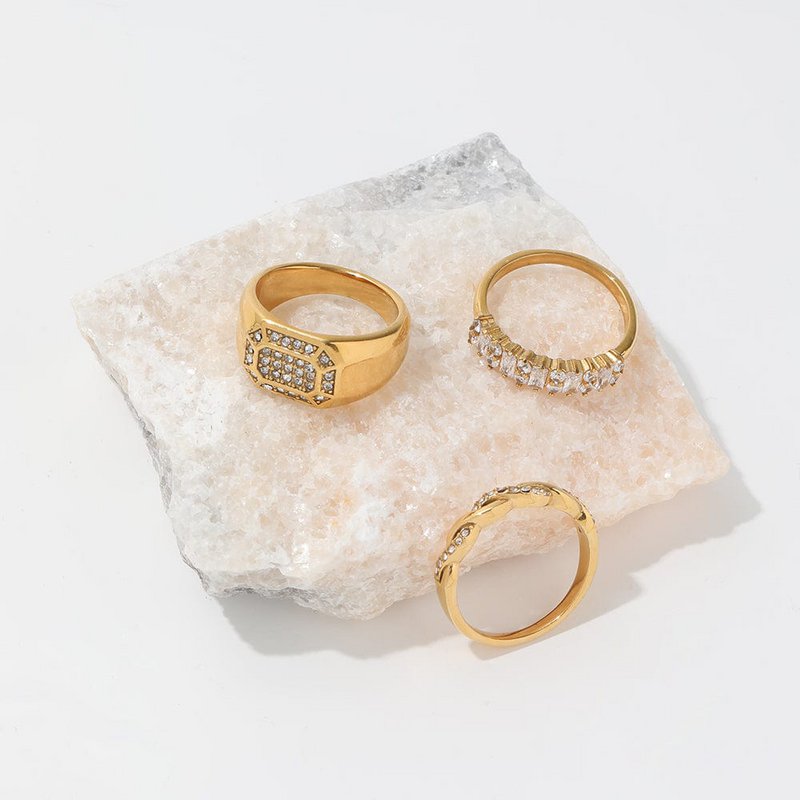 Ambria - Anillo de Sello Vintage para Mujer