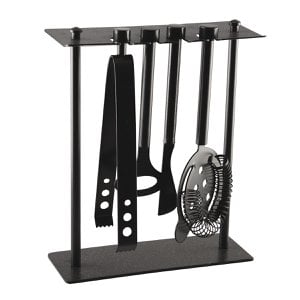 Bar tools on 5 -room support black support