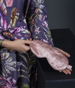Schlafmaske Solid Pink