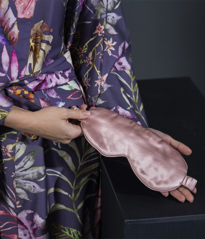 Slaapmasker Effen Roze