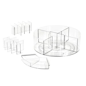 Idesign - Sarah Tanno Carousel für Kosmetika - transparent