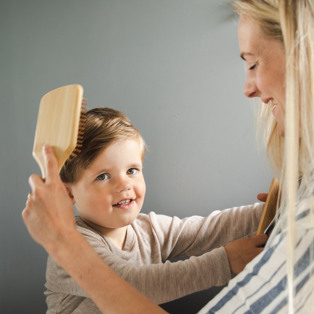 Bamboo Paddle Hairbrush | Plastic-Free | Vegan