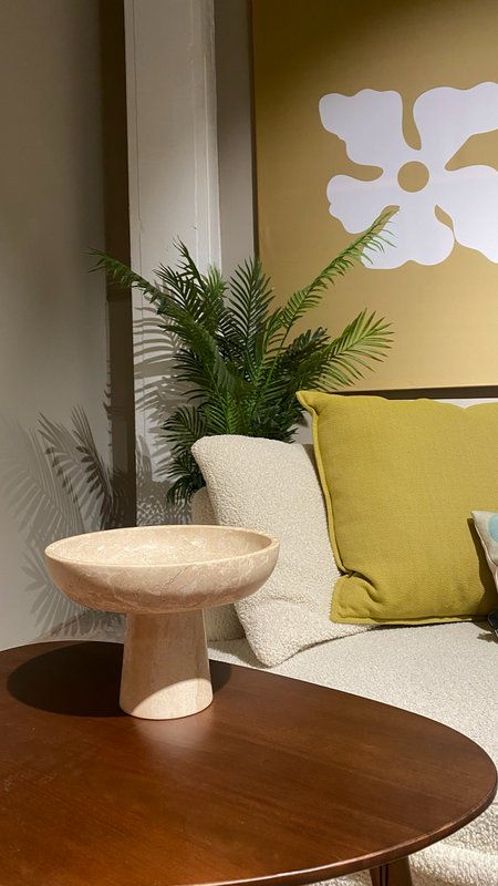 Inca Bowl - Travertine