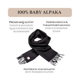 Schal - 100% Baby Alpaka
