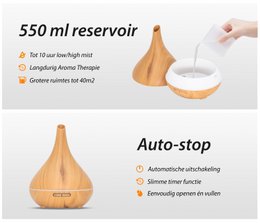 Lotus Pro - Madera Clara - Difusor de Aromas