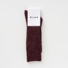 KLUE DUST STAR Socken aus Seide und Wolle | Burgund