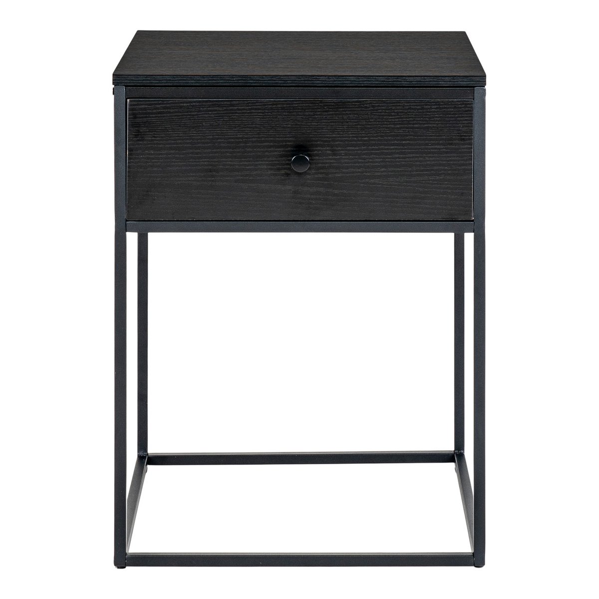 Vita Side Table - black, steel, 40x40x55cm