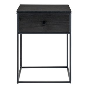 Vita Side Table - black, steel, 40x40x55cm