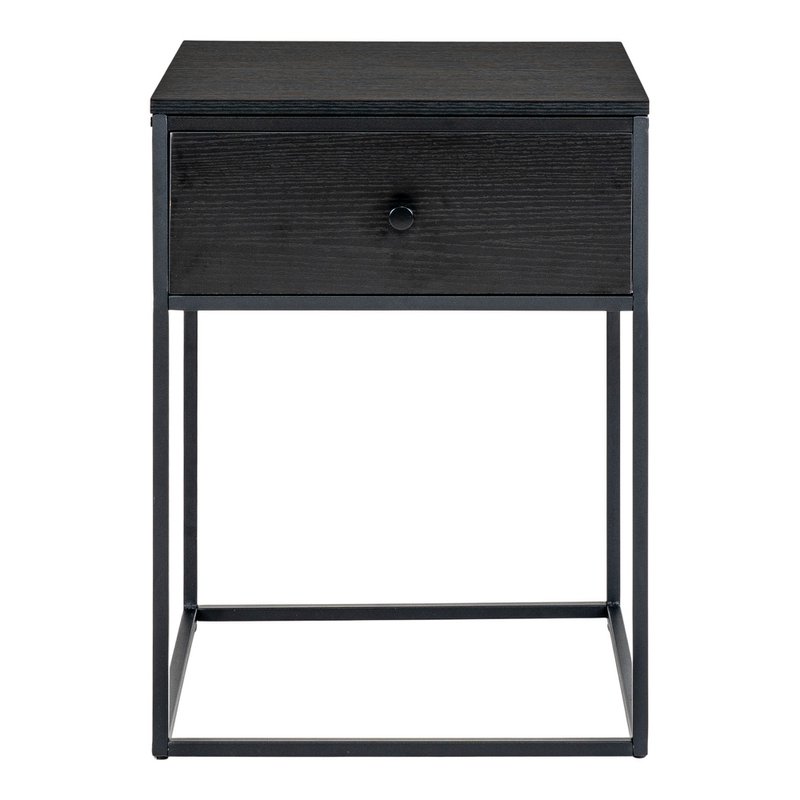 Vita Side Table - black, steel, 40x40x55cm