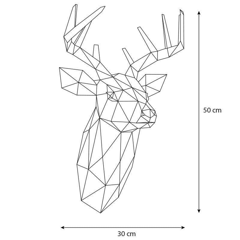DIY Deer Head – Brown