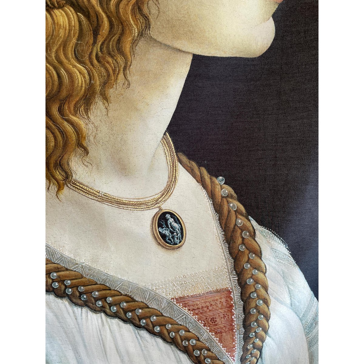 Portret van Simonetta Vespucci Wandtapijt
