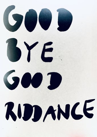 Card Good Bye Good Riddance