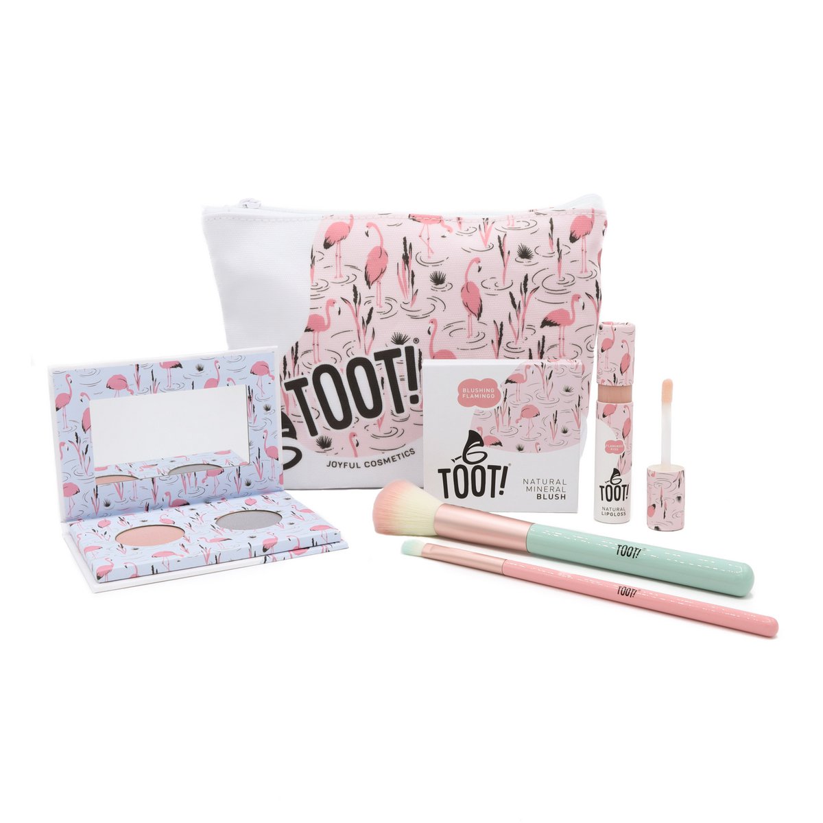 Flamingo Kiss Natural Makeup Box Set