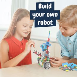 Science4you - Kit de construcción de robot Deltabot para niños de 8 a 14 años - Construya su propio robot con este kit de construcción, kit de robótica con 117 piezas, juguetes educativos para niños de 8 años, juguetes de tallo a partir de 8 años