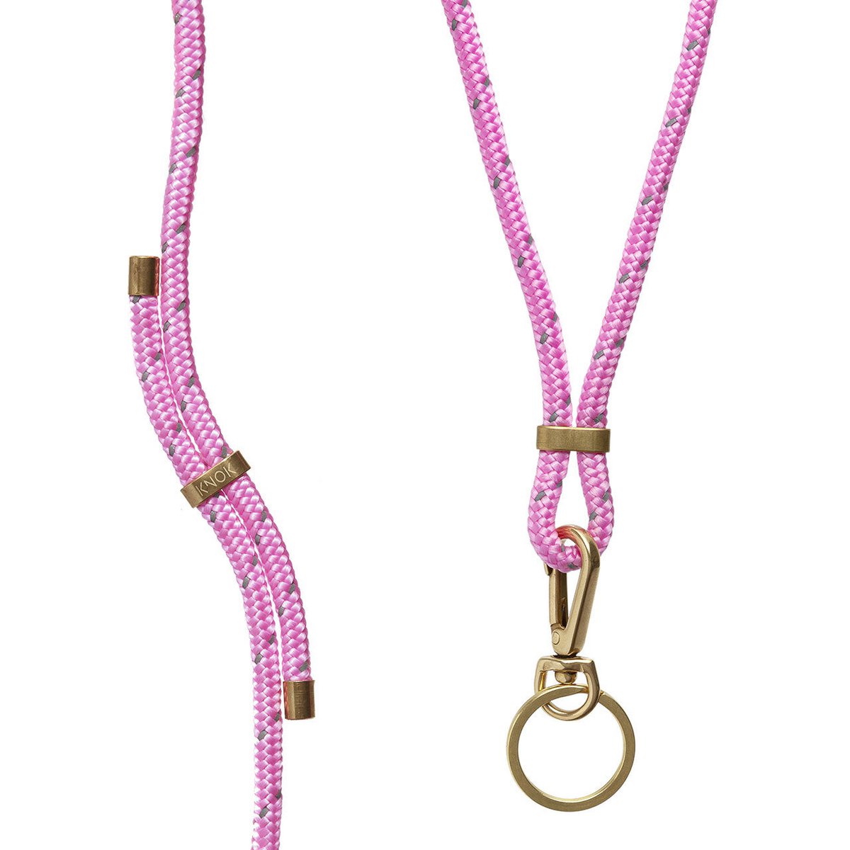 LANYARD KEY HOLDER (PINK REFLECT)