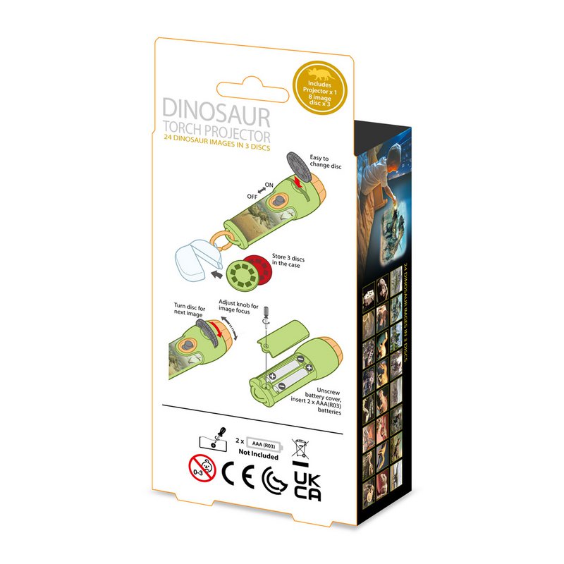 Torch Projector Light - Dinosaurus