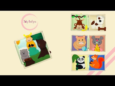 Animal Friends - Mini libro tranquillo di 6 pagine