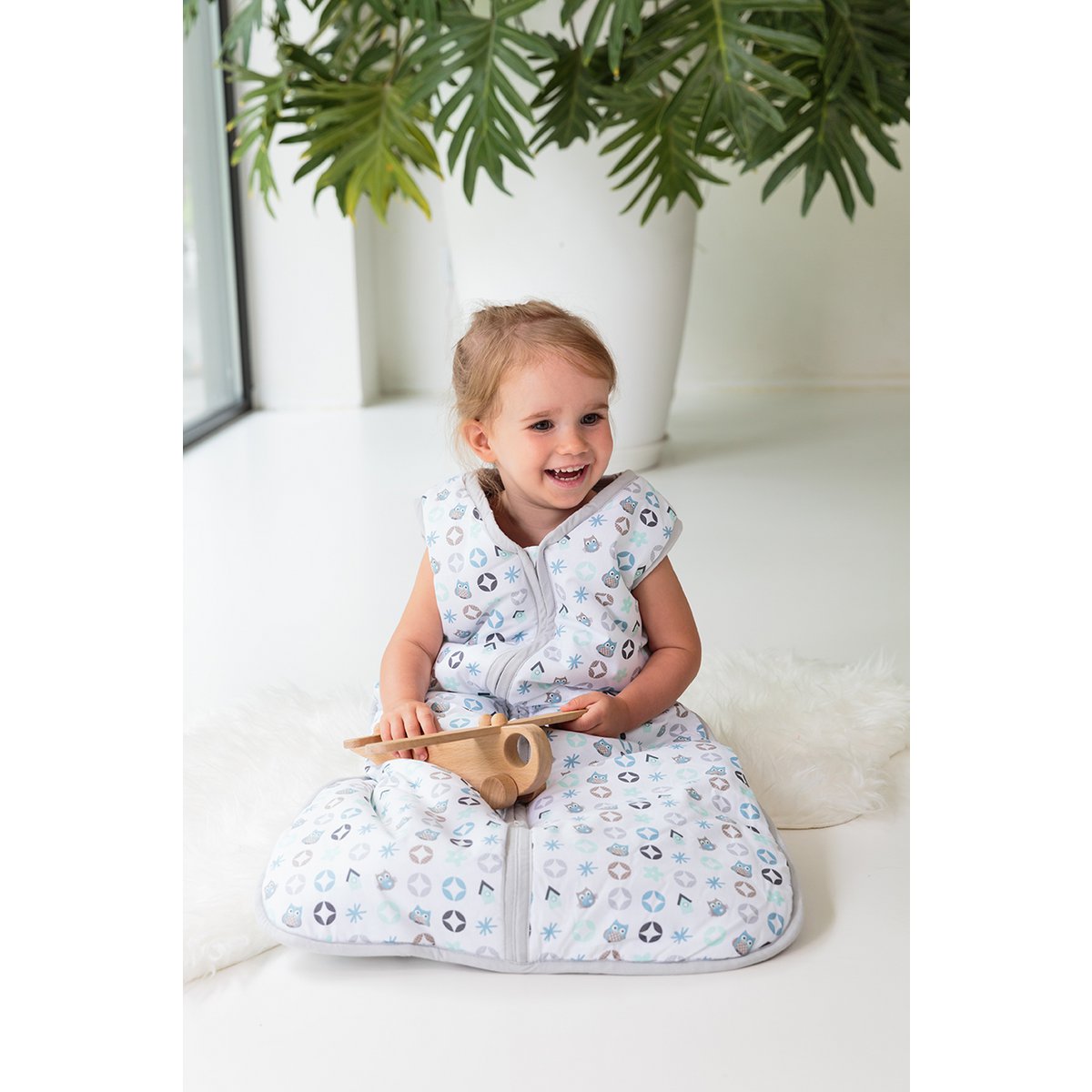 SLEEPING BAG WINTER 90CM OWL FAMILY