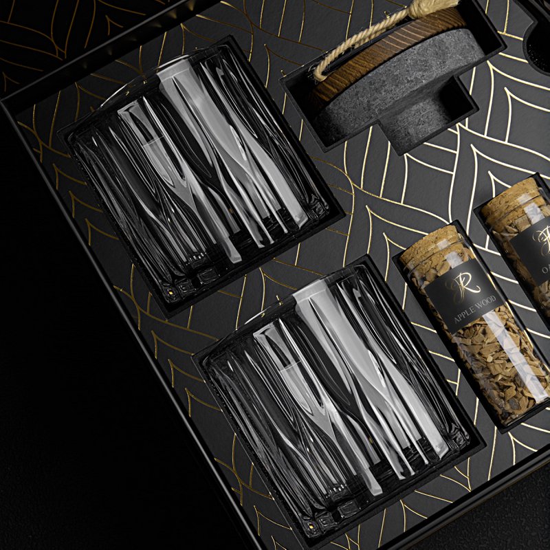 The Whiskey & Cocktail Smoker Kit Gift Set