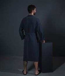 Men's bathrobe Orion Solid Anthracite