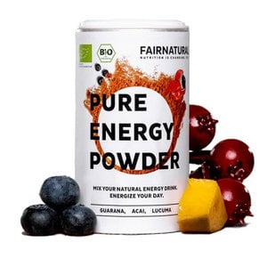 Organic energy drink powder