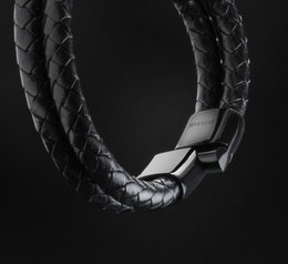 Leather bracelet "Double"