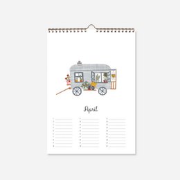 Birthday Calendar Happy Camper