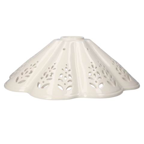 Perforated ceramic lampshade d 30 h 10 cm