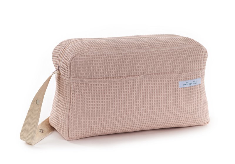 Bolso para carrito de bebé. Bolsa organizadora práctica, elegante y multifuncional de gran capacidad. Producto fabricado en España.