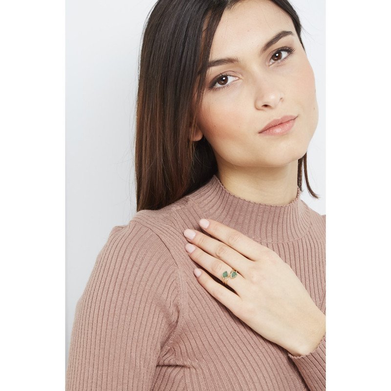 "Taya" Ring Aventurin grün