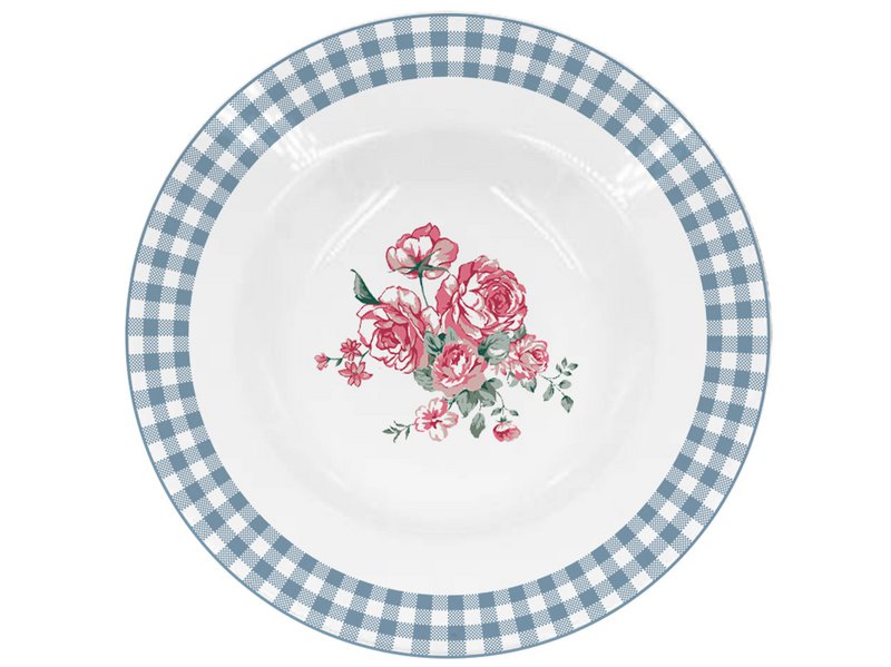Plato hondo de porcelana Julia 22 cm Isabelle Rose
