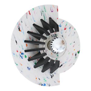 Recycled plastic Moonshadow wall light