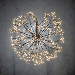  Warm white LED Christmas figure with iron frame, 60 cm diameter, 5 m power cord.