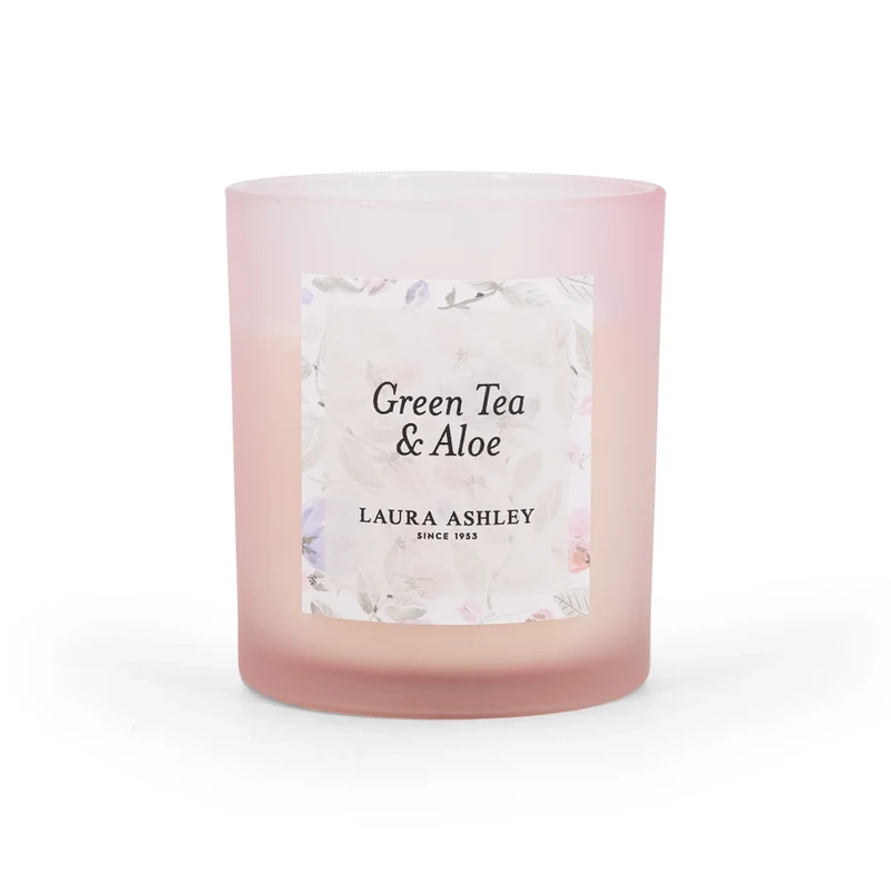 Candela profumata Laura Ashley Tè Verde e Aloe in confezione regalo - 200g