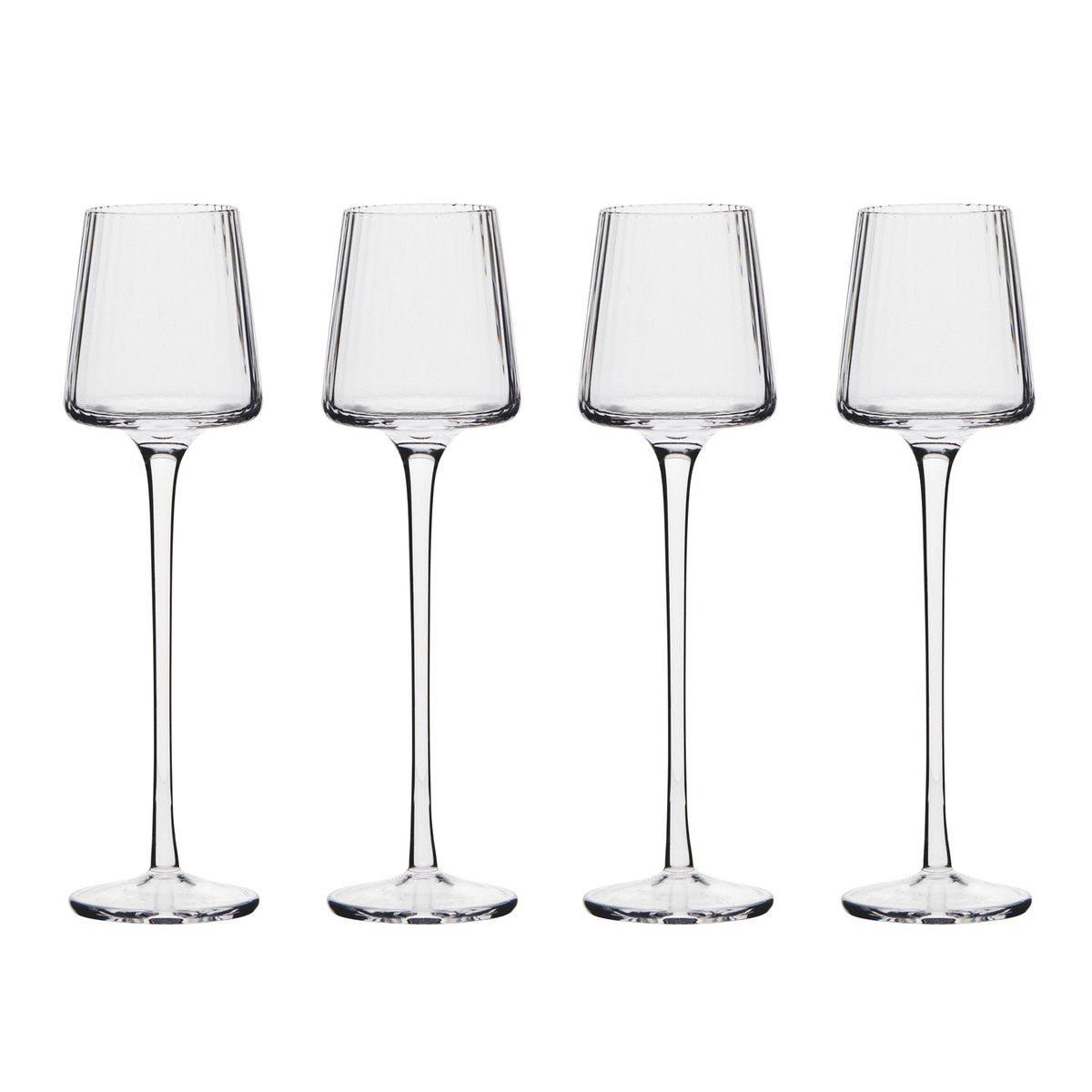 Set of 4 Empire Clear Liqueur Glasses