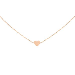 Little Heart Necklace - Rose Gold
